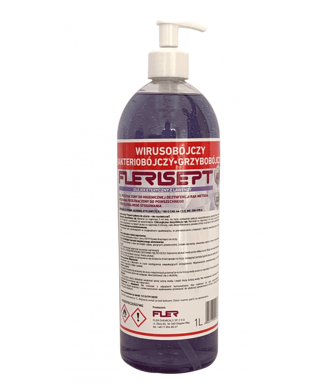 Flerisept - AB gel for hygienic hand disinfection - 1 L with lavender oil