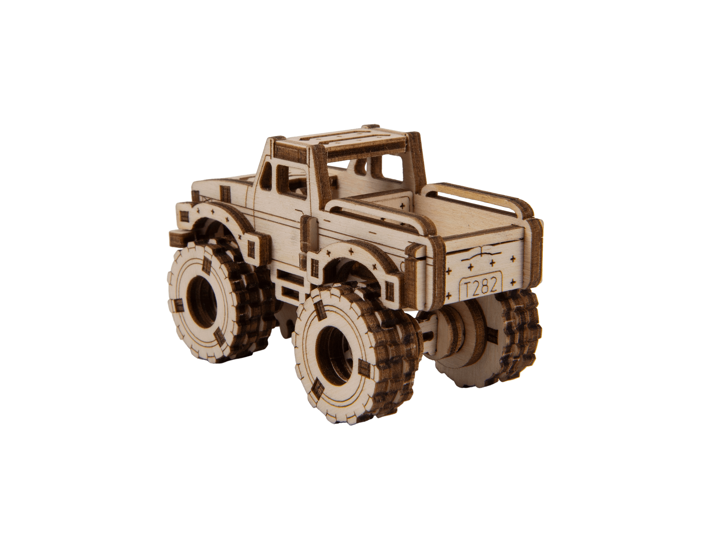 Wooden 3D Puzzle - Monster Truck Model 4