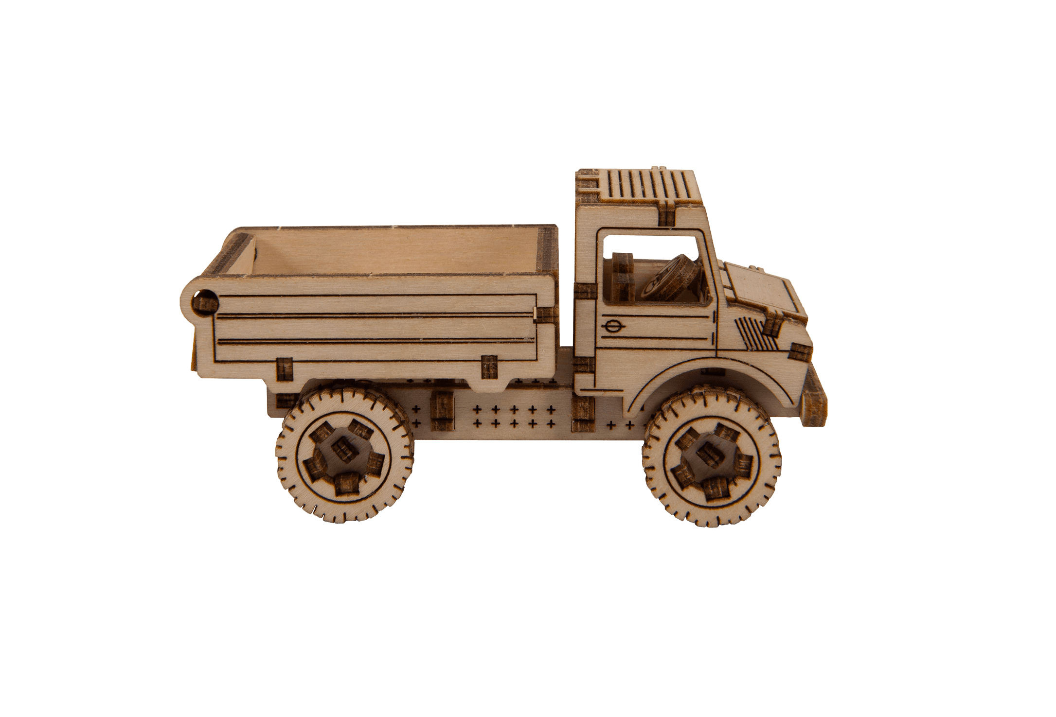 Wooden 3D Puzzle - Truck Model (Mercedes Unimog)