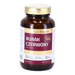 Suplement diety NutriHealth BURAK CZERWONY NutriHealth, (60 kapsułek) 100% naturalny